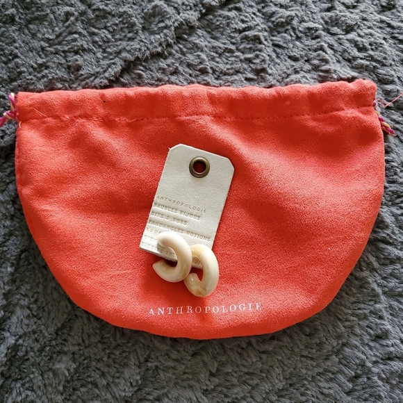 Anthropologie Jewelry - Sophie Resin Hoop Earrings